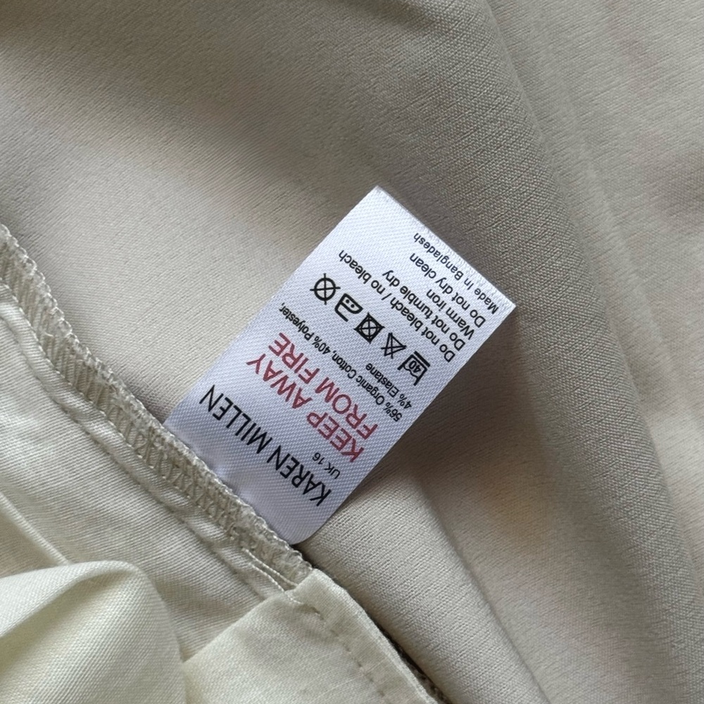 Karen Millen Premium Tailored Lined Mid Rise Wide Leg Pants - Picture 5 of 6